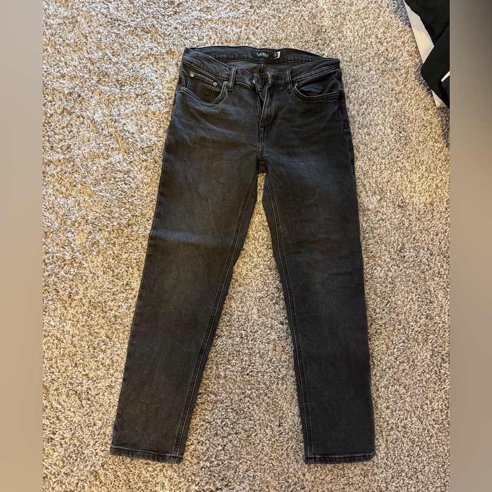 Ralph Lauren, Size 2 Black crop.